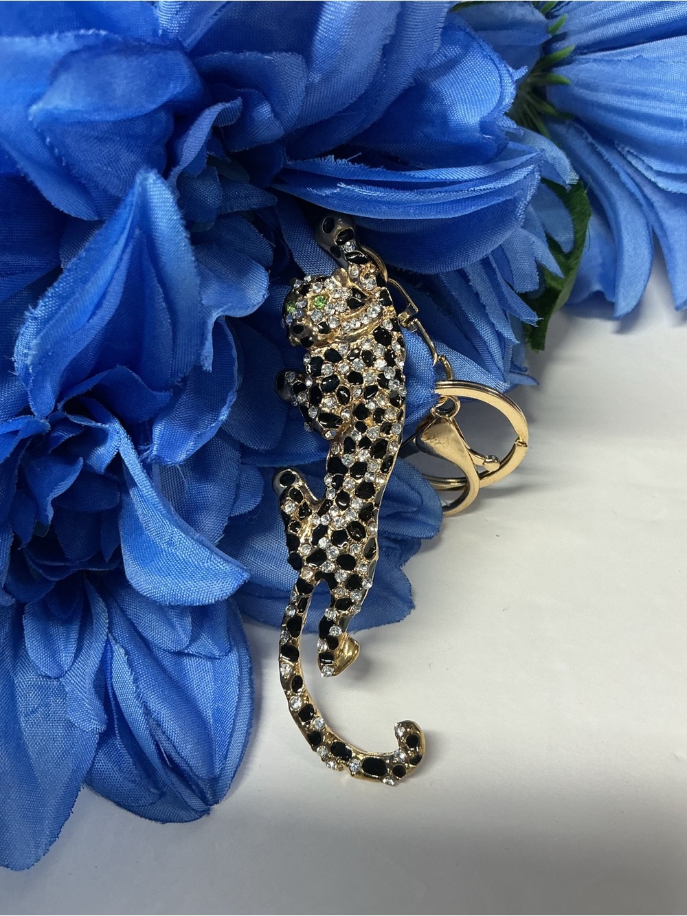 🐆BEAUTIFUL CRYSTAL LEOPARD BAG CHARM